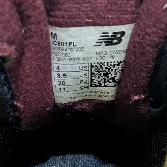 New Balance Infant Shoes All Terrain Size 4 - Picture 4 of 7